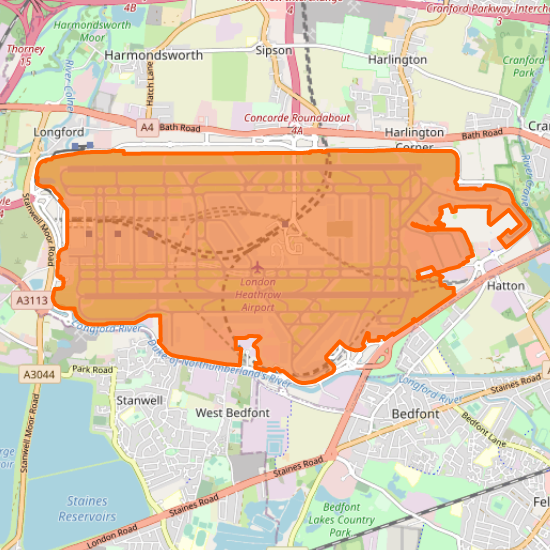 Northern Perimeter Road, London Borough of Hillingdon, GB-HIL, London, Greater London, England, GB-ENG, TW6 2QA, United Kingdom